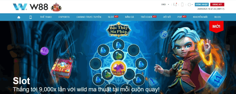 sản phẩm slot W88