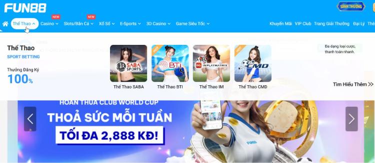 cá cược tại Fun88